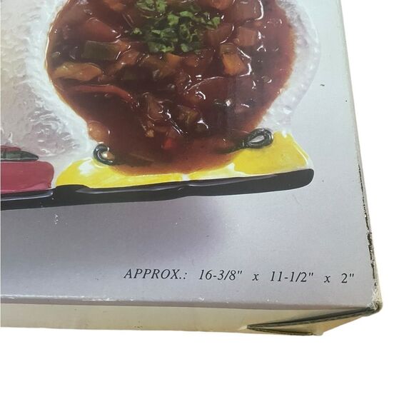 Cardinal Snowfolk Snowman Chip and Dip Platter Brand New In Box - Picture 3 of 5